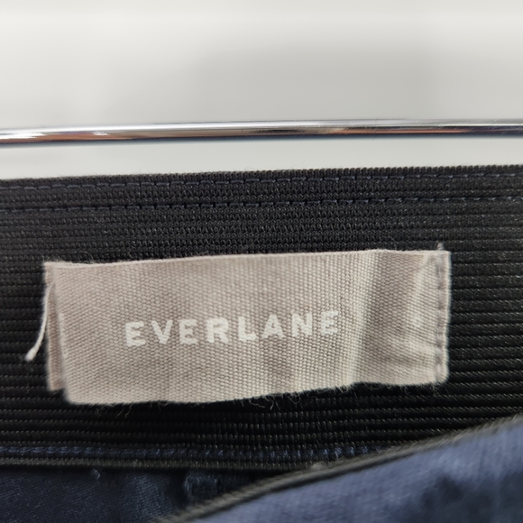 Everlane Blue Cropped Trousers Pants - Picture 7 of 8